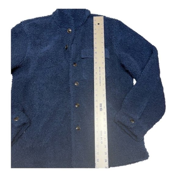 Bonobos Men’s M Slim Fit Teddy Cardigan Sherpa Jacket Shacket Button Grandpa - Picture 2 of 11
